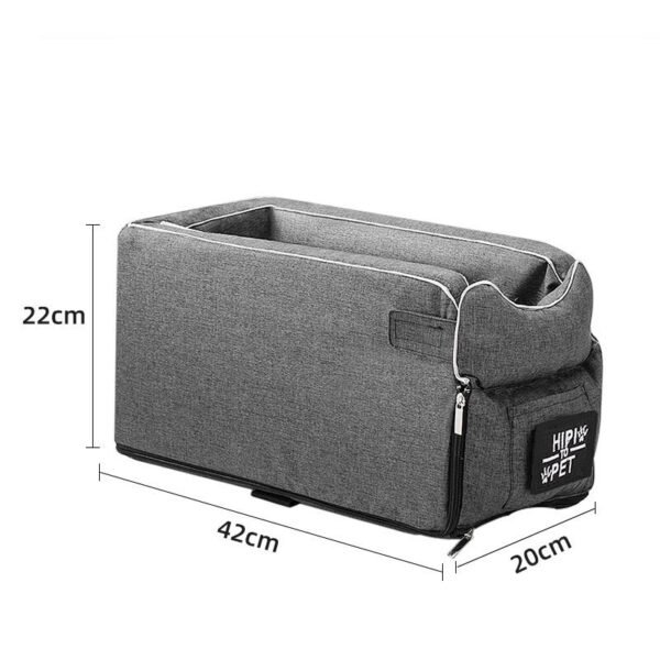 Dog Car Seat Pet Carrier Universal Armrest Box Nonslip Quilted Pet Car Carrier Bags For Small Dogs Outdoor Travel Pet Supplies - Image 6
