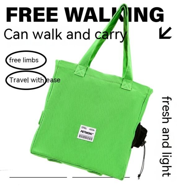 Large Capacity Pet Cat Bag Multifunctional Breathable Dog Canvas Carrier Bag Escape-proof Pet Shoulder Carrying Bag Pet Supplies - Image 6