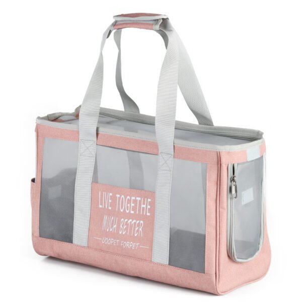 Winter Warm Cage Canvas Dog Backpack Cat Supplies Bag - Image 2