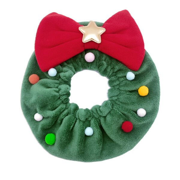 Christmas Pet Bow-knot Collar Friendly To Skin Xmas Pet Scarf WashableParty Pet Dog Neck Strap Scarf Photo Prop Pet Supplies - Image 5