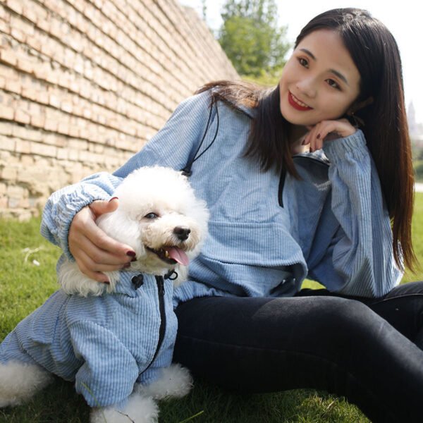 Pet Owner Parent-child Clothes Autumn Coat Small Dog Puppy Clothes Apparel - Image 2
