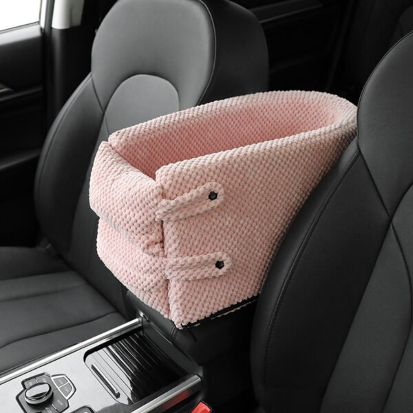 Dog Car Seat Pet Carrier Universal Armrest Box Nonslip Quilted Pet Car Carrier Bags For Small Dogs Outdoor Travel Pet Supplies - Image 10
